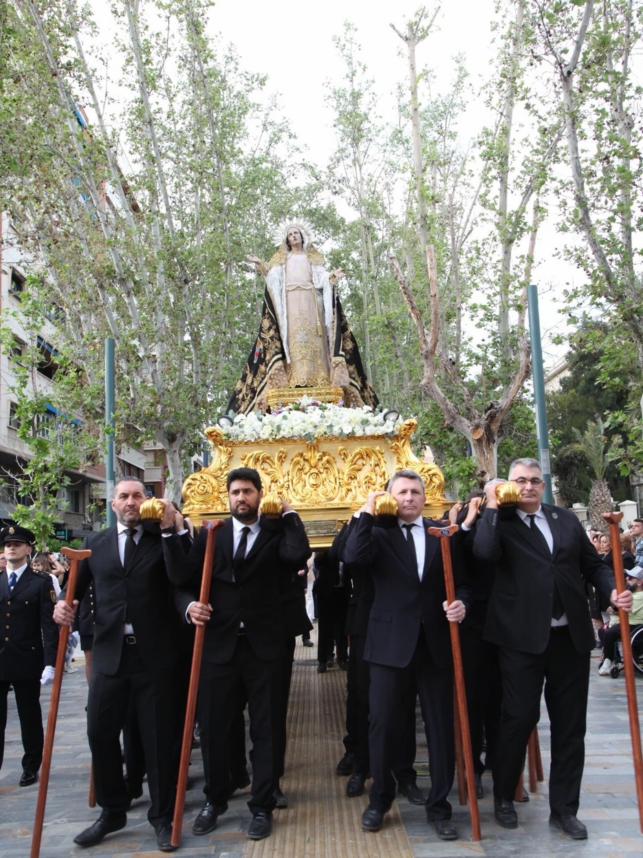 María Santísima de la Súplica en procesión